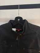 Y2k San Fransisco leather biker jacket - size L