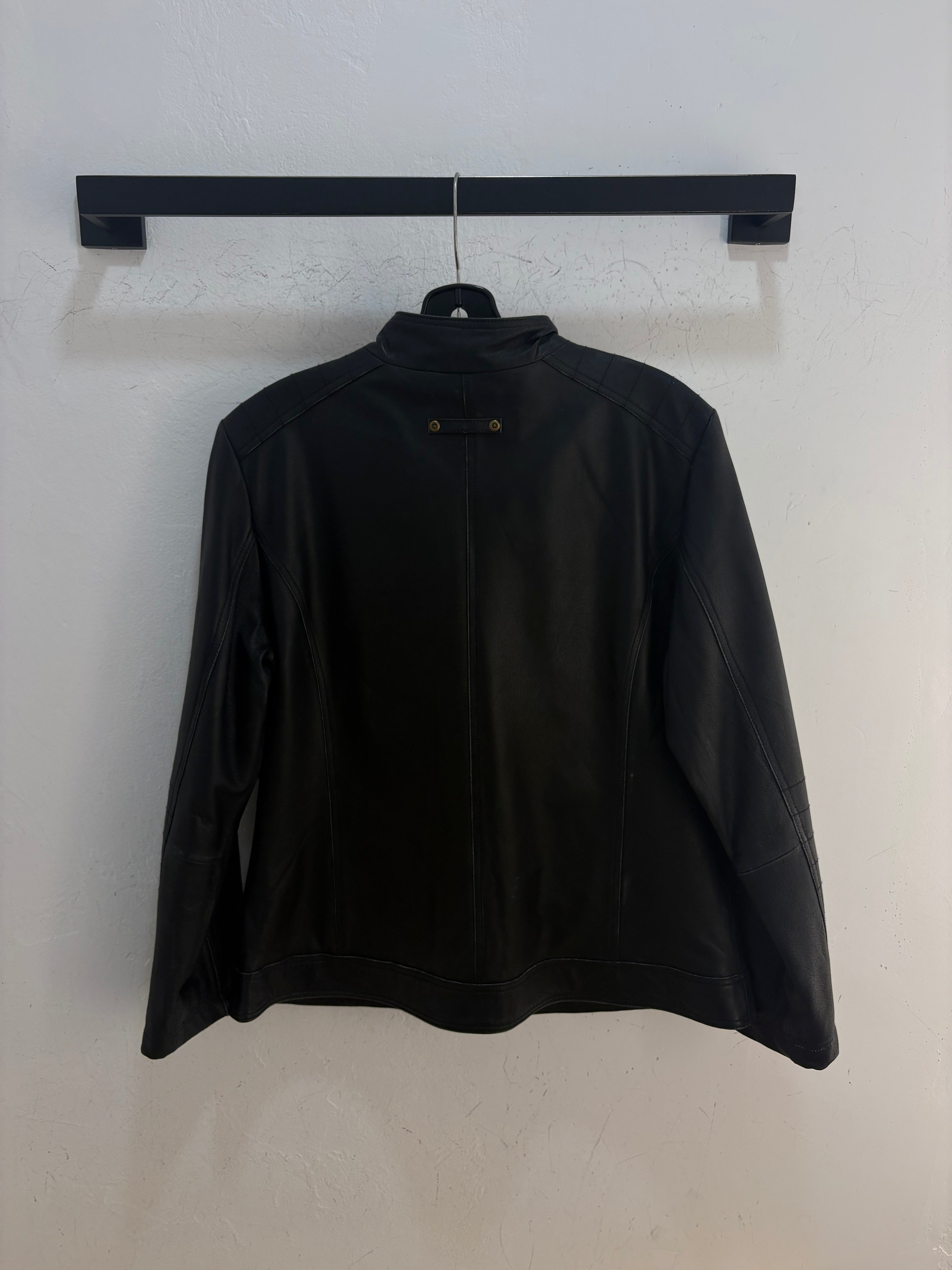 Y2k San Fransisco leather biker jacket - size L