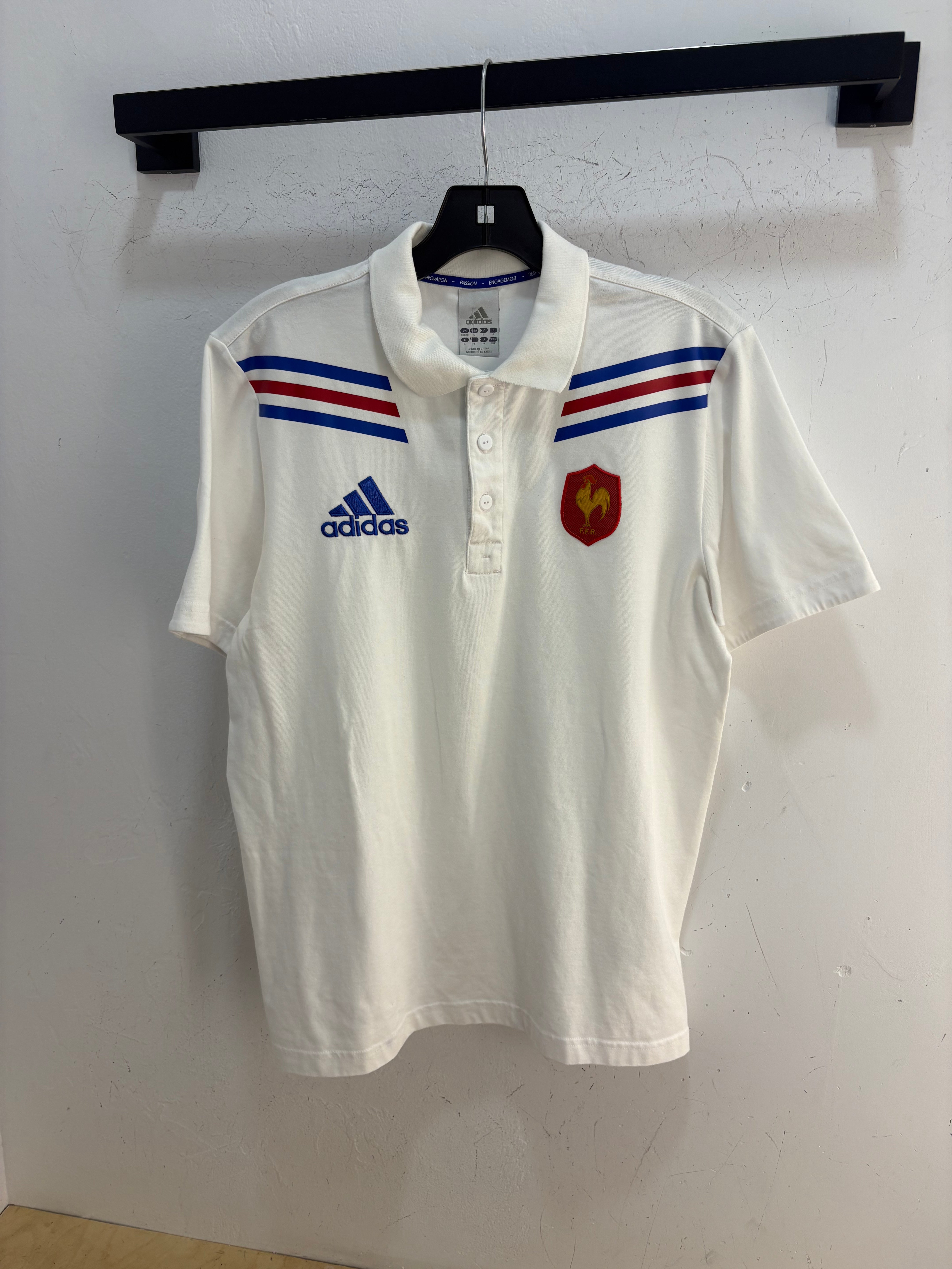 2011 Adidas france polo - size S