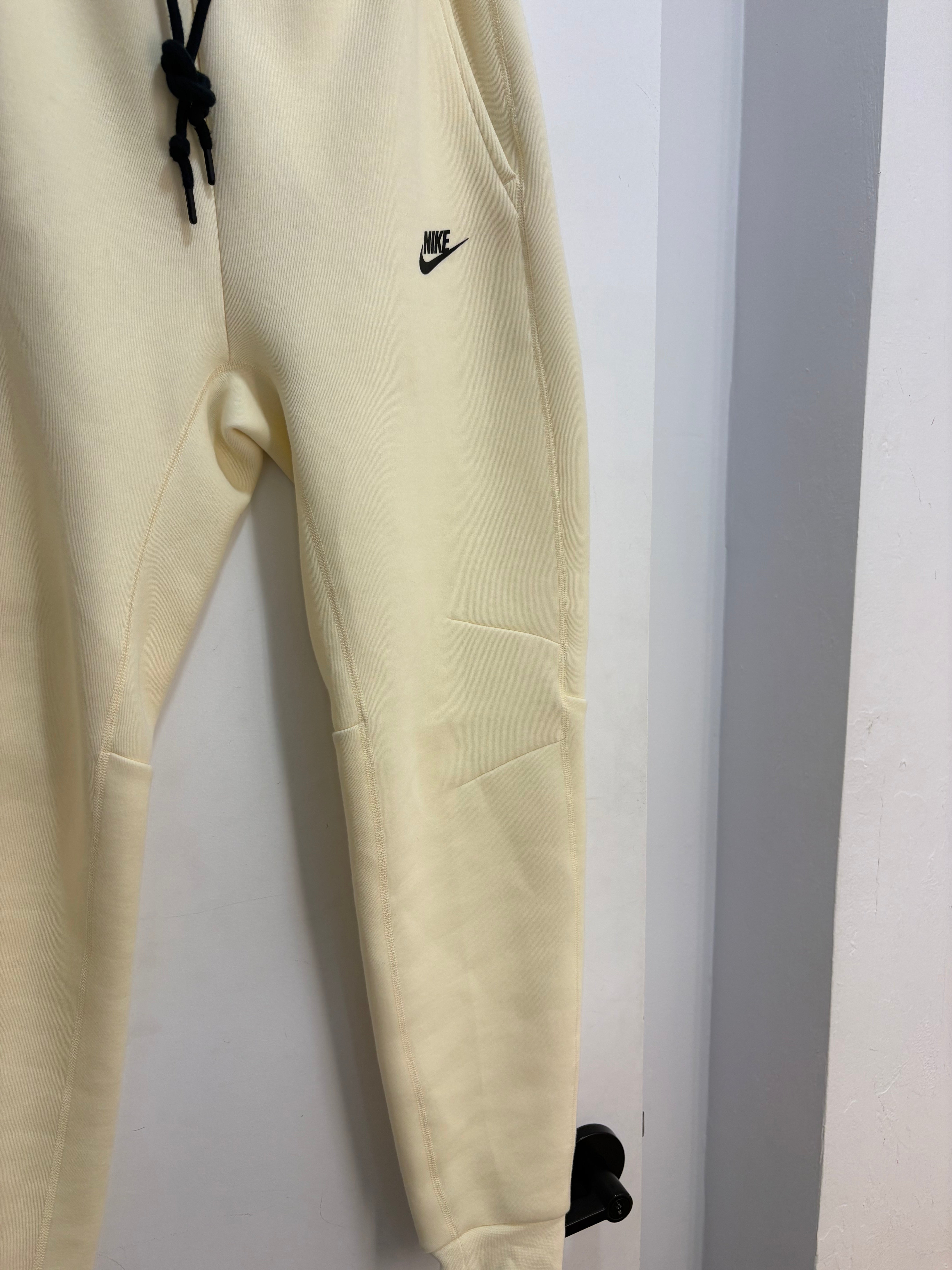 Nike tech cream sweatpants - size S