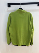 Stussy green 1/4 zip fleece - size S