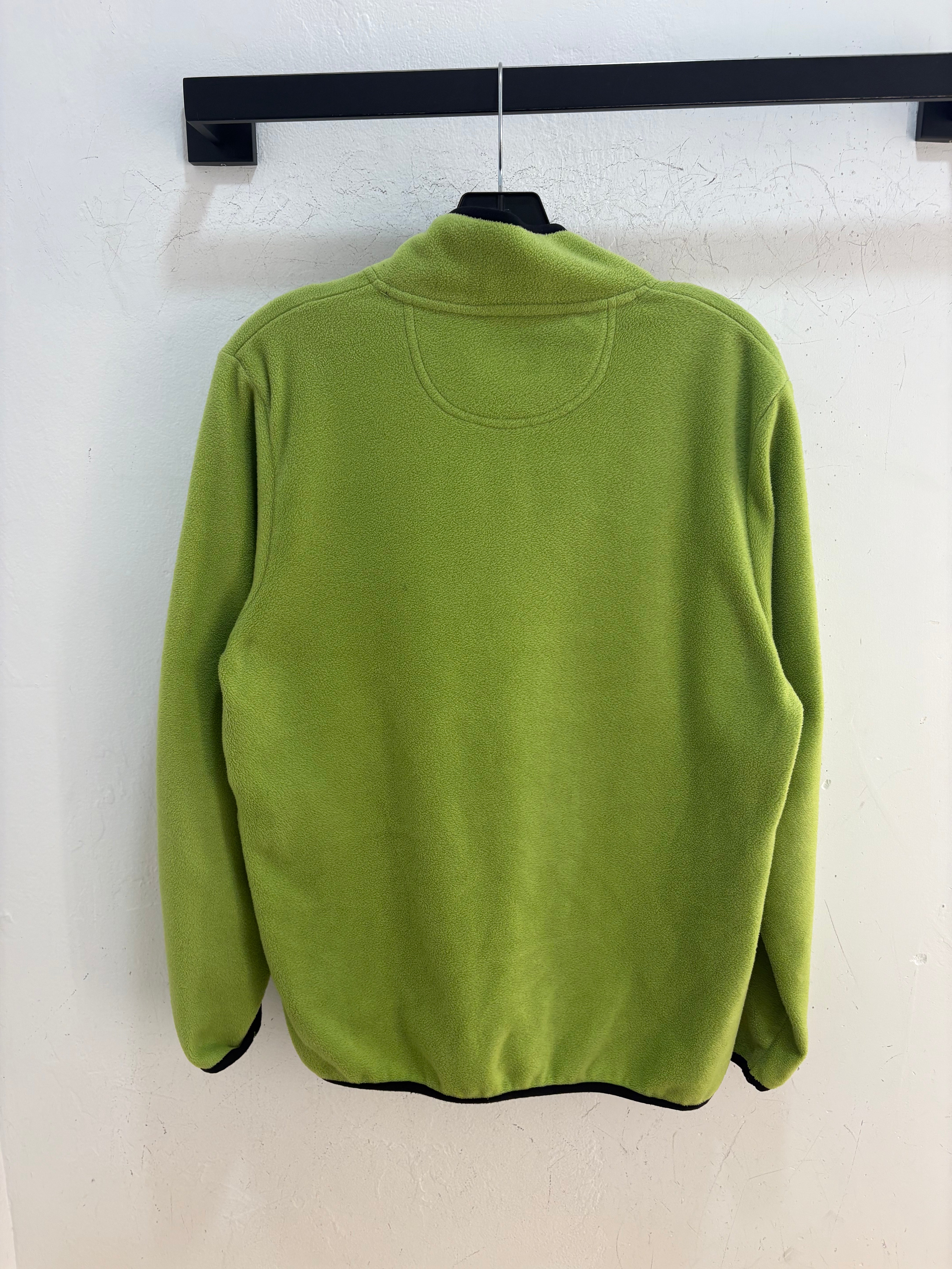 Stussy green 1/4 zip fleece - size S