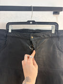 90s screaming eagle leather shorts - size XL