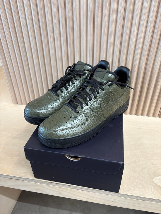 New Nike AF1 croco green - size 10.5