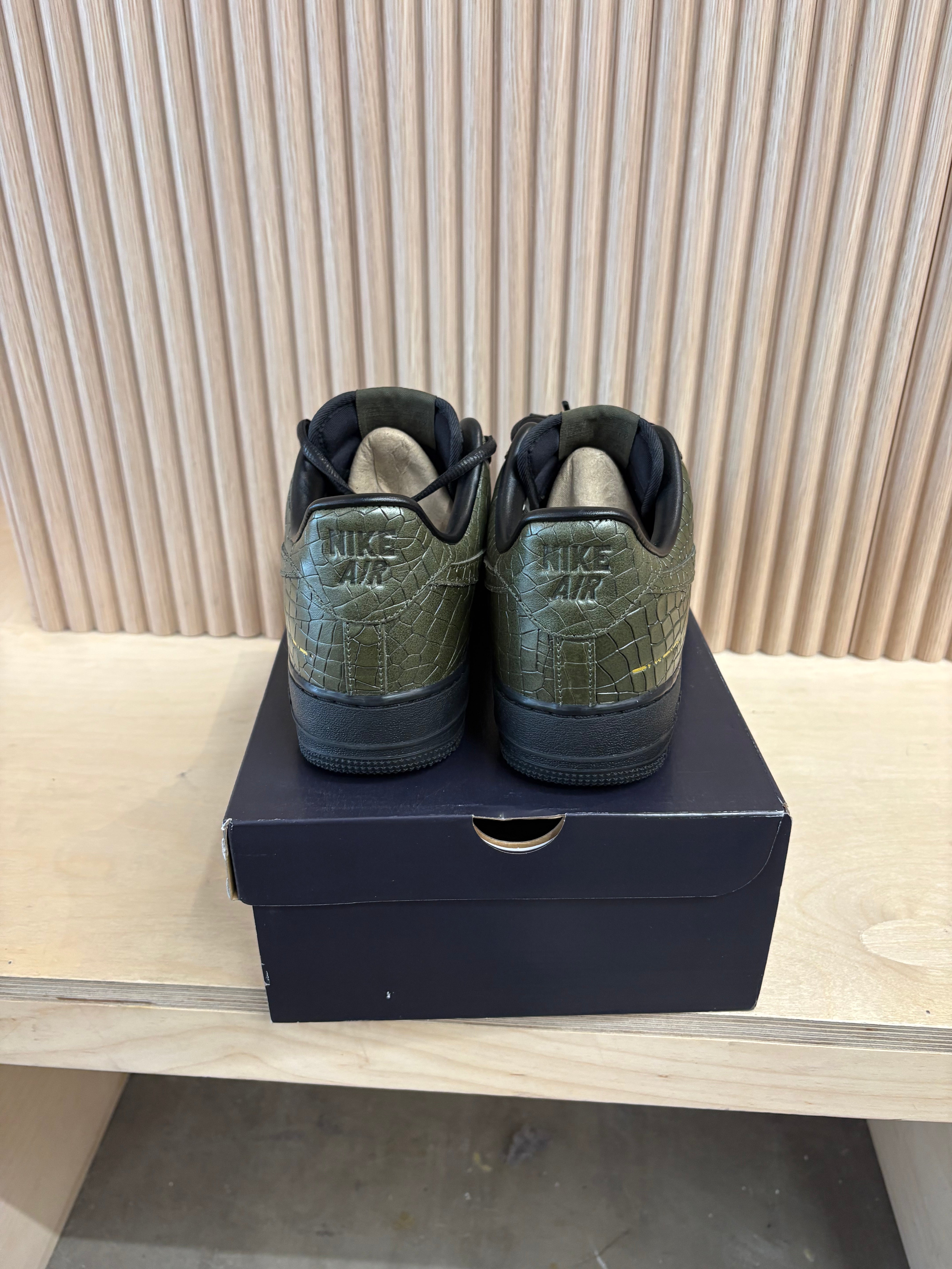 New Nike AF1 croco green - size 10.5