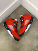 New jordan 5 red toro - size 12