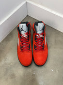 New jordan 5 red toro - size 12