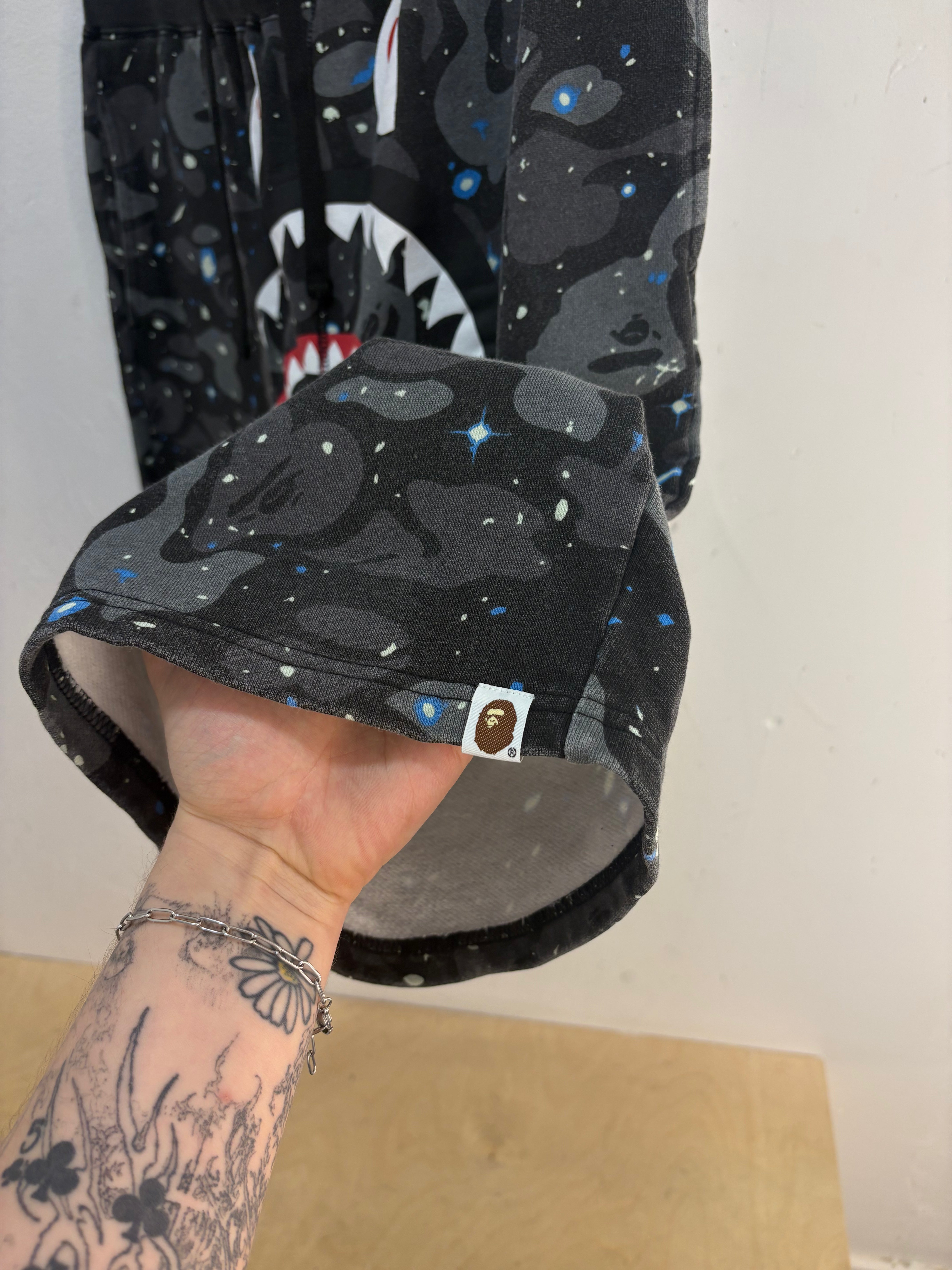 Bape Shark galaxy camo shorts - size XXL