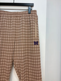 Needles Tan pattern trackpants - size L