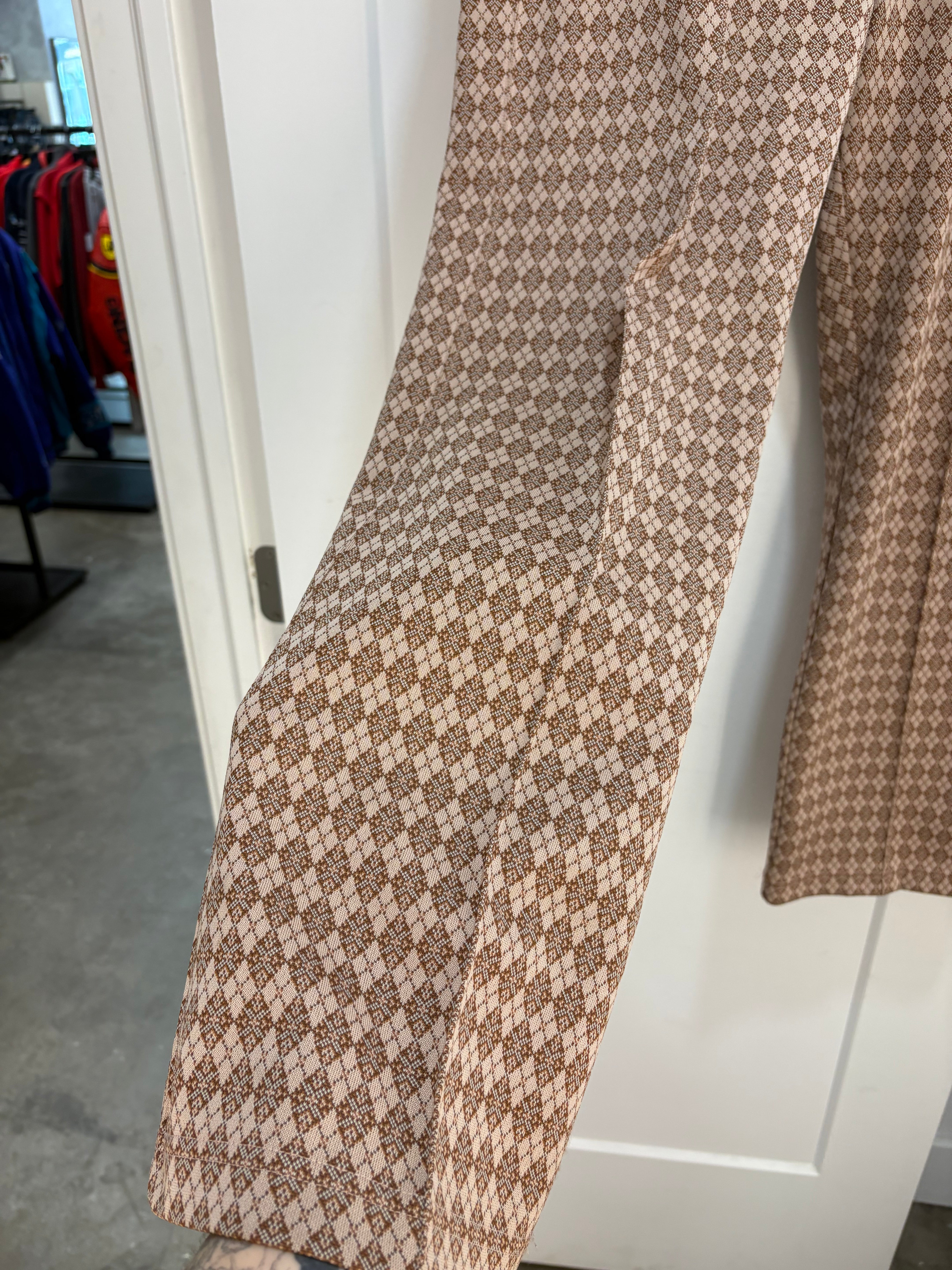 Needles Tan pattern trackpants - size L