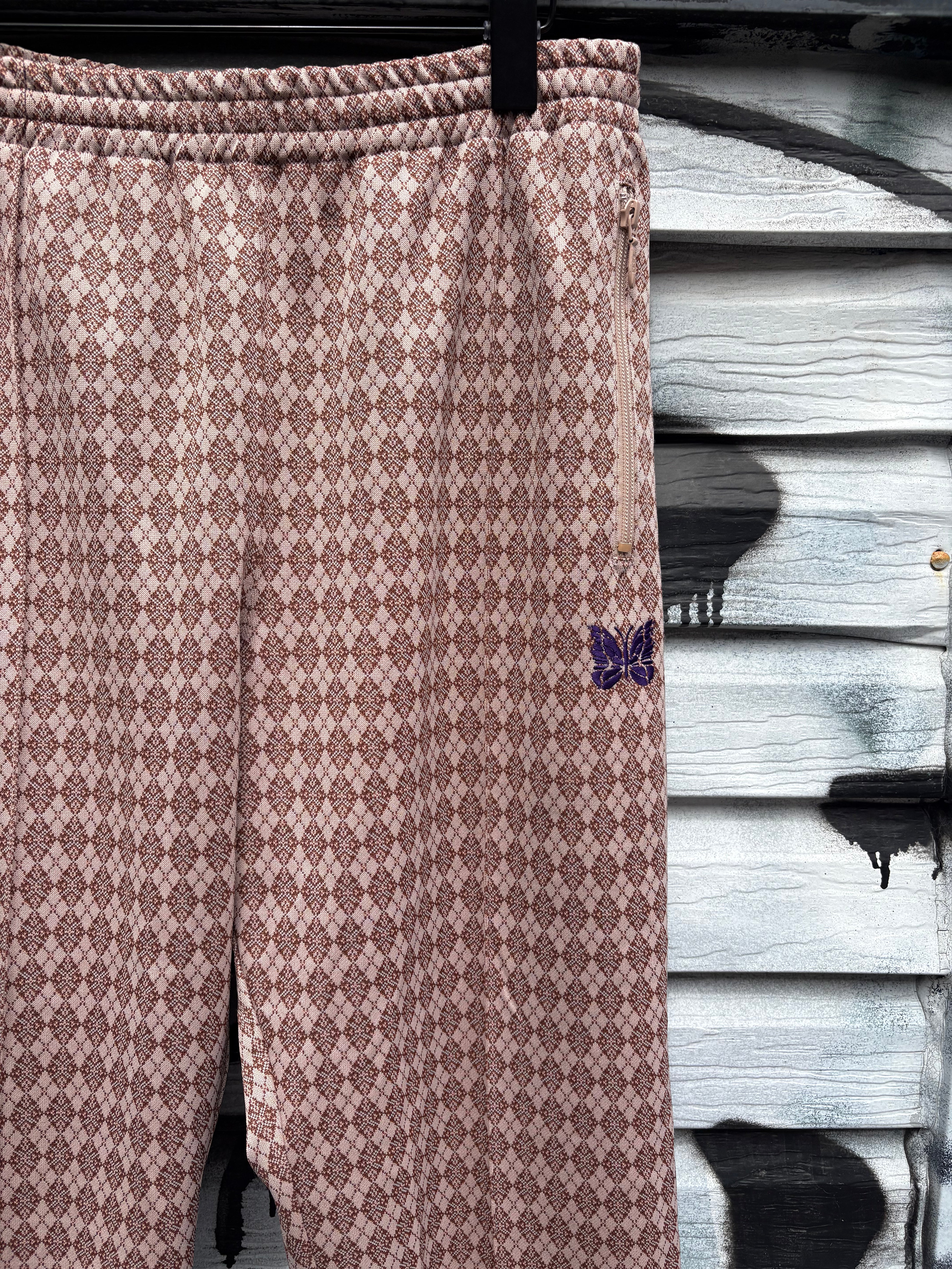 Needles Tan pattern trackpants - size L