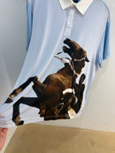 Stussy X Wales Bonner horse polo - size S