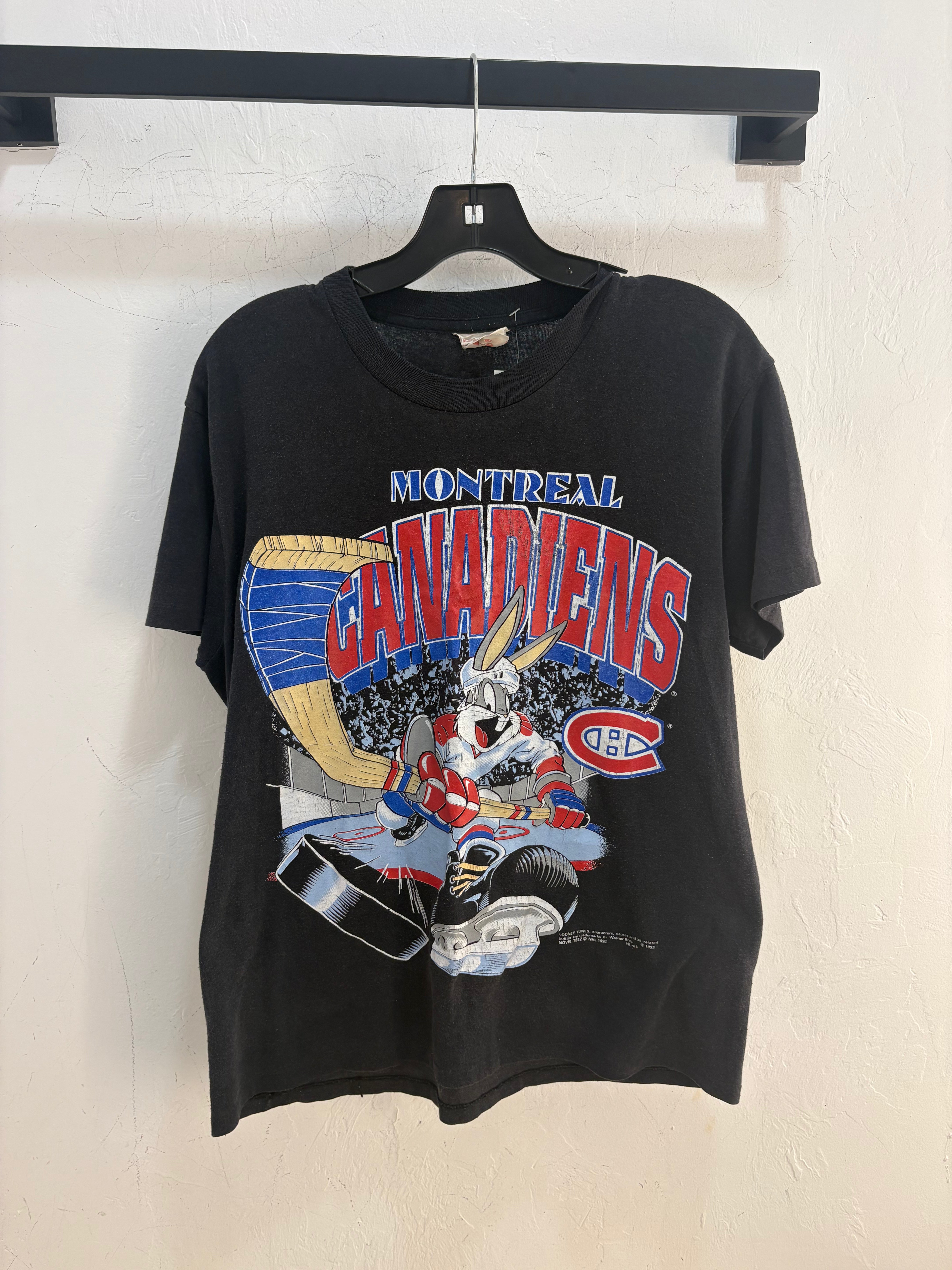 1993 Canadiens Looney tunes tee - size M