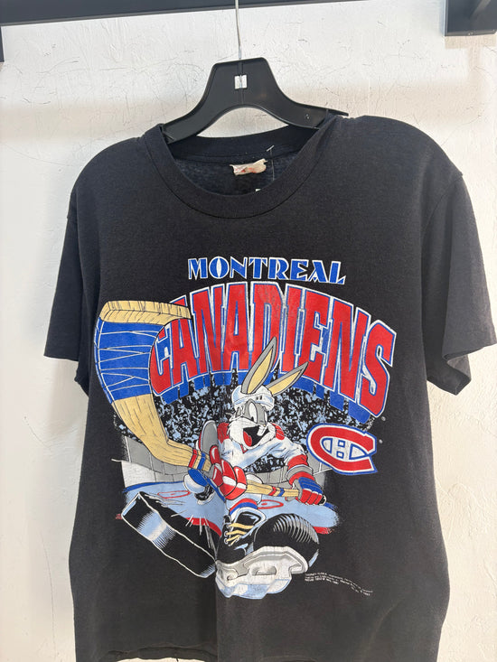 1993 Canadiens Looney tunes tee - size M