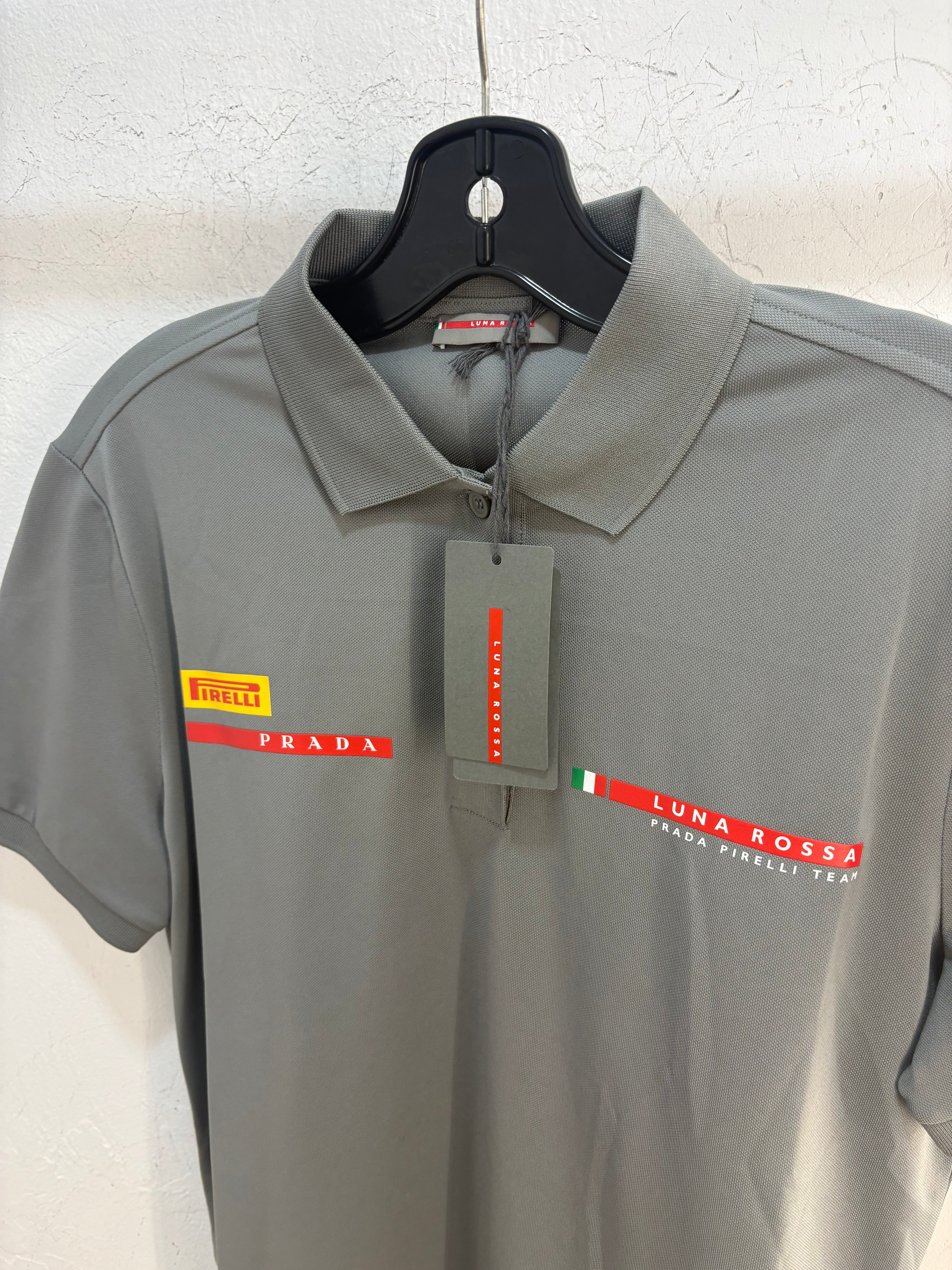 New Prada linea Rossa polo - size XL