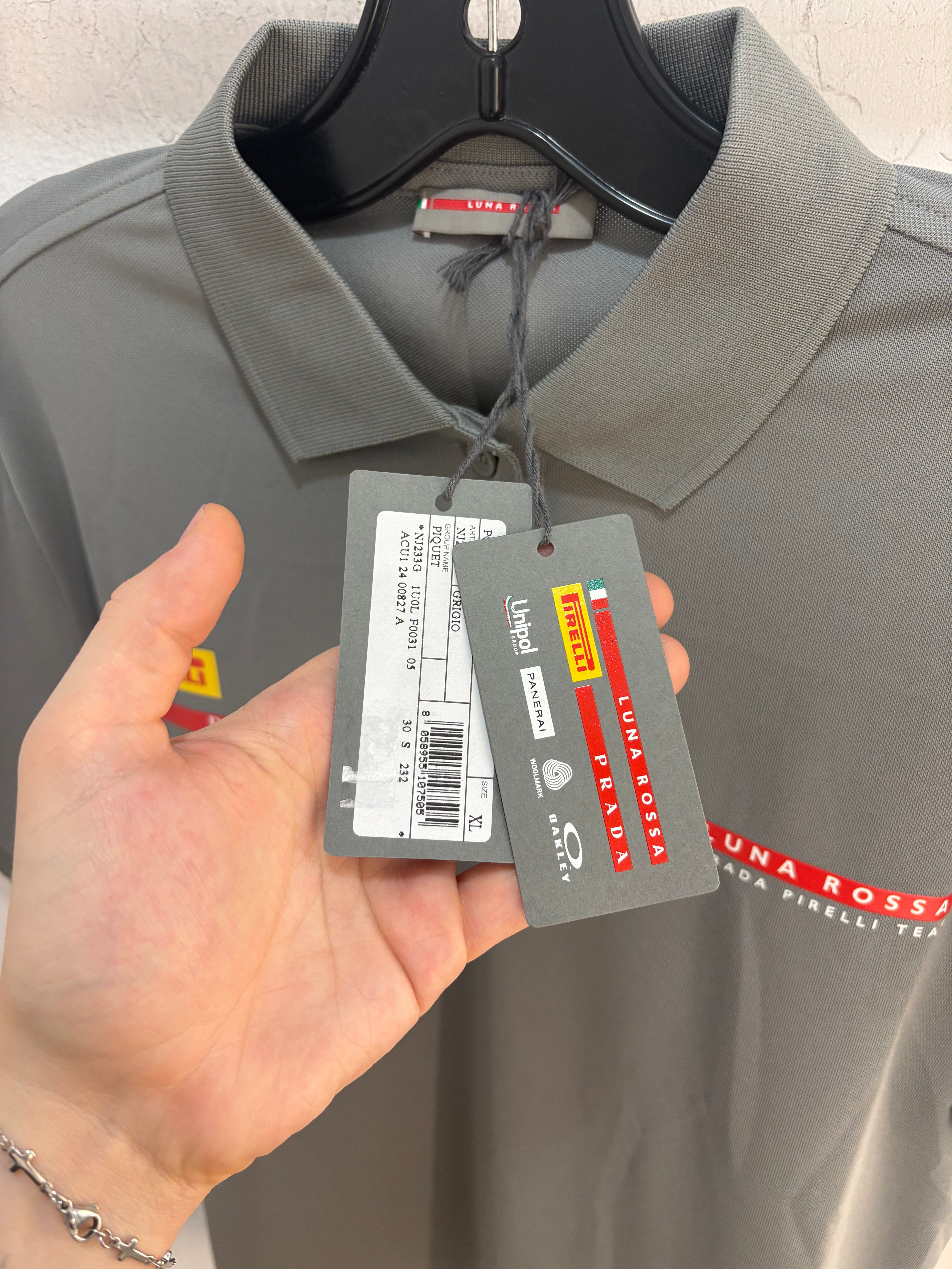 New Prada linea Rossa polo - size XL
