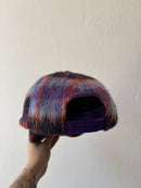 Dime purple mohair cap