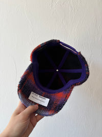 Dime purple mohair cap