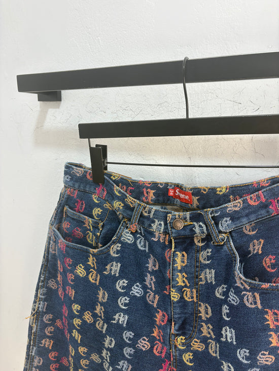 Supreme Gradient Jacquard jorts - size 34