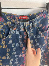 Supreme Gradient Jacquard jorts - size 34
