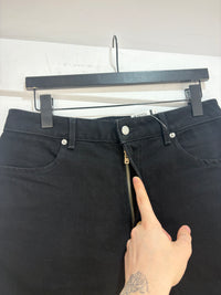 Eckhaus Latta black jorts - size 31