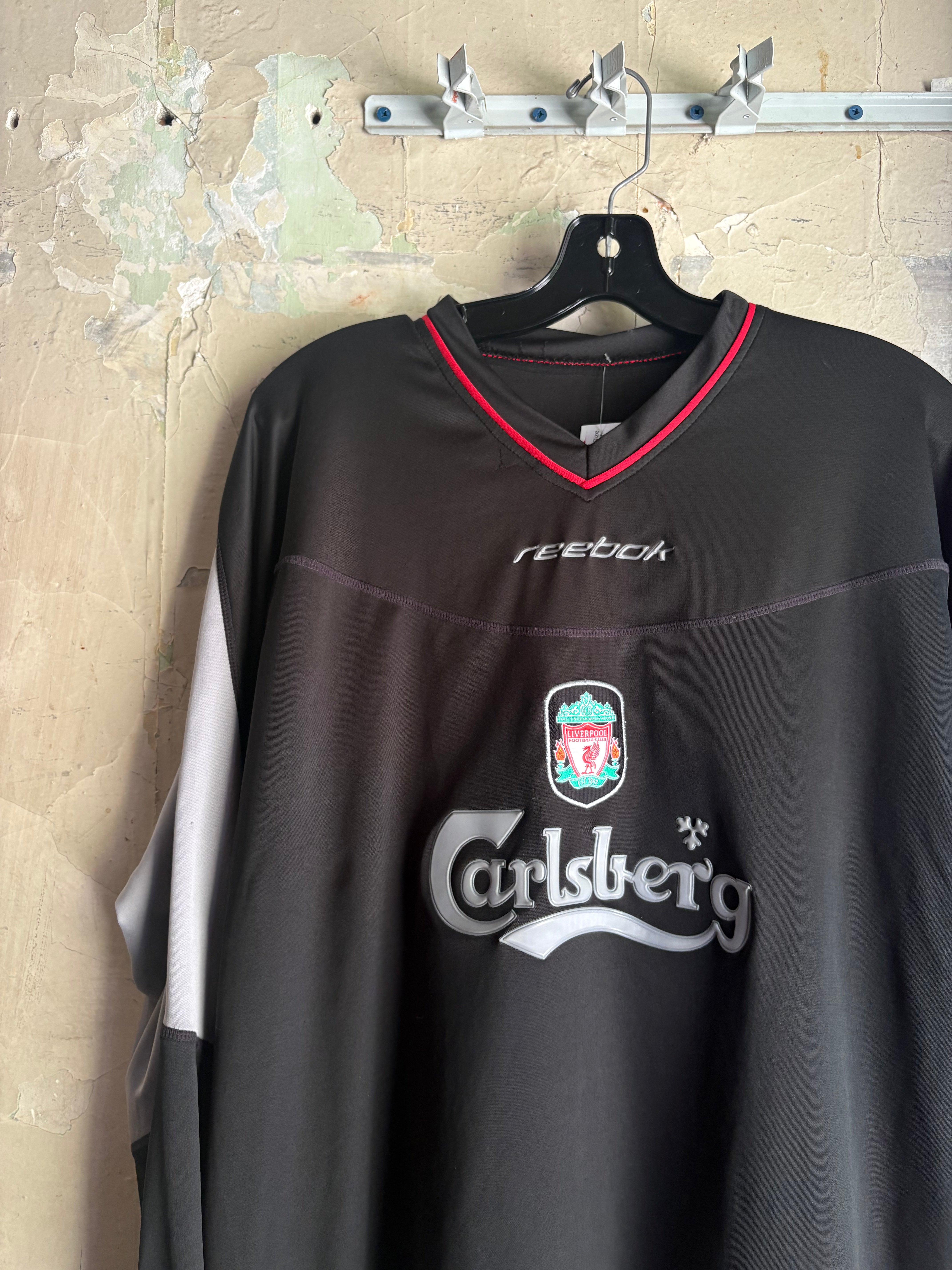 2002 Liverpool Away long sleeve jersey - size XL