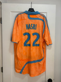 2007 Marseille Nasri 3rd jersey - size XXL