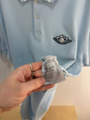 Air Dior wingman baby blue polo - size L