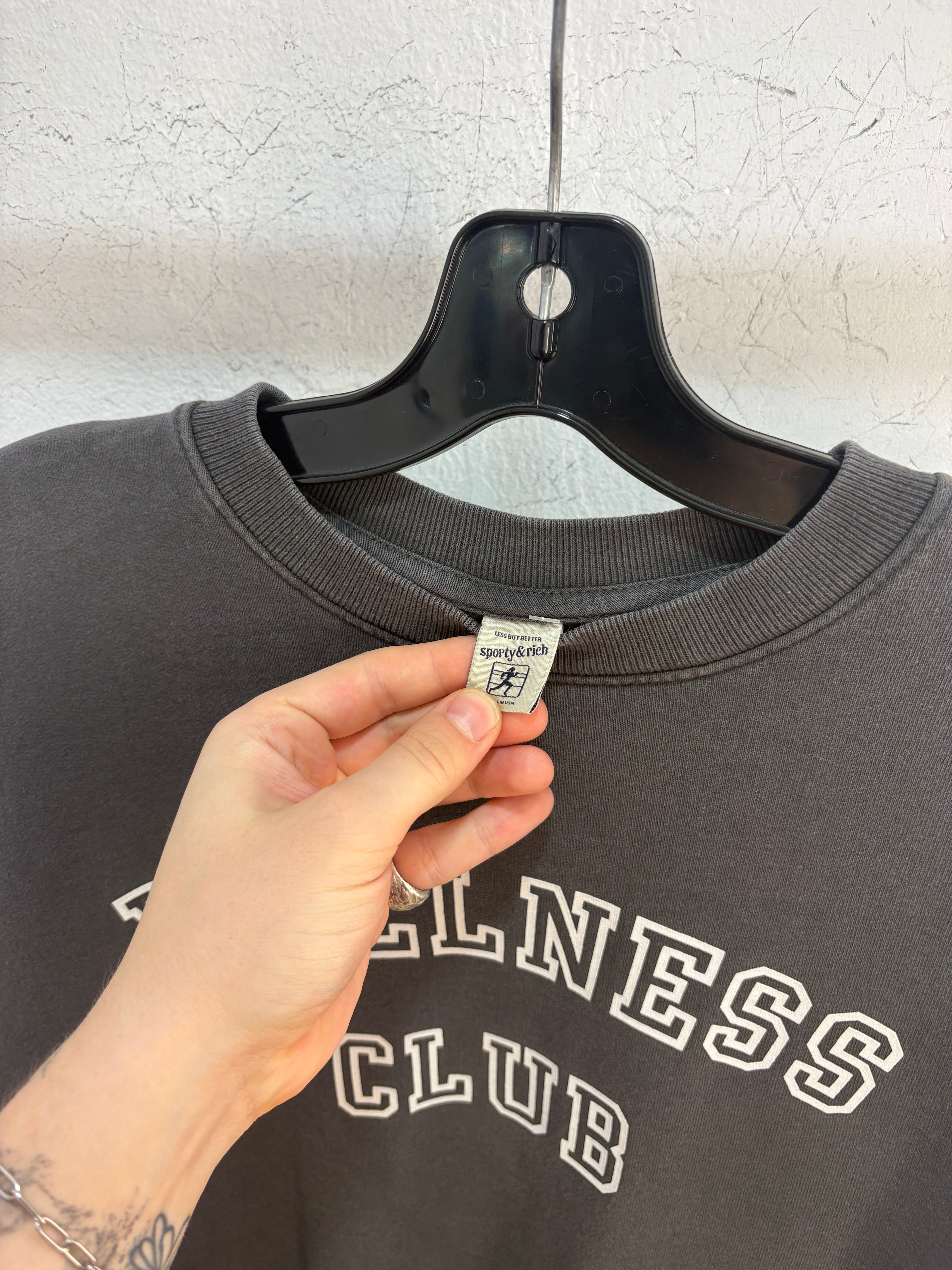Sporty & Rich wellness club crewneck - size S