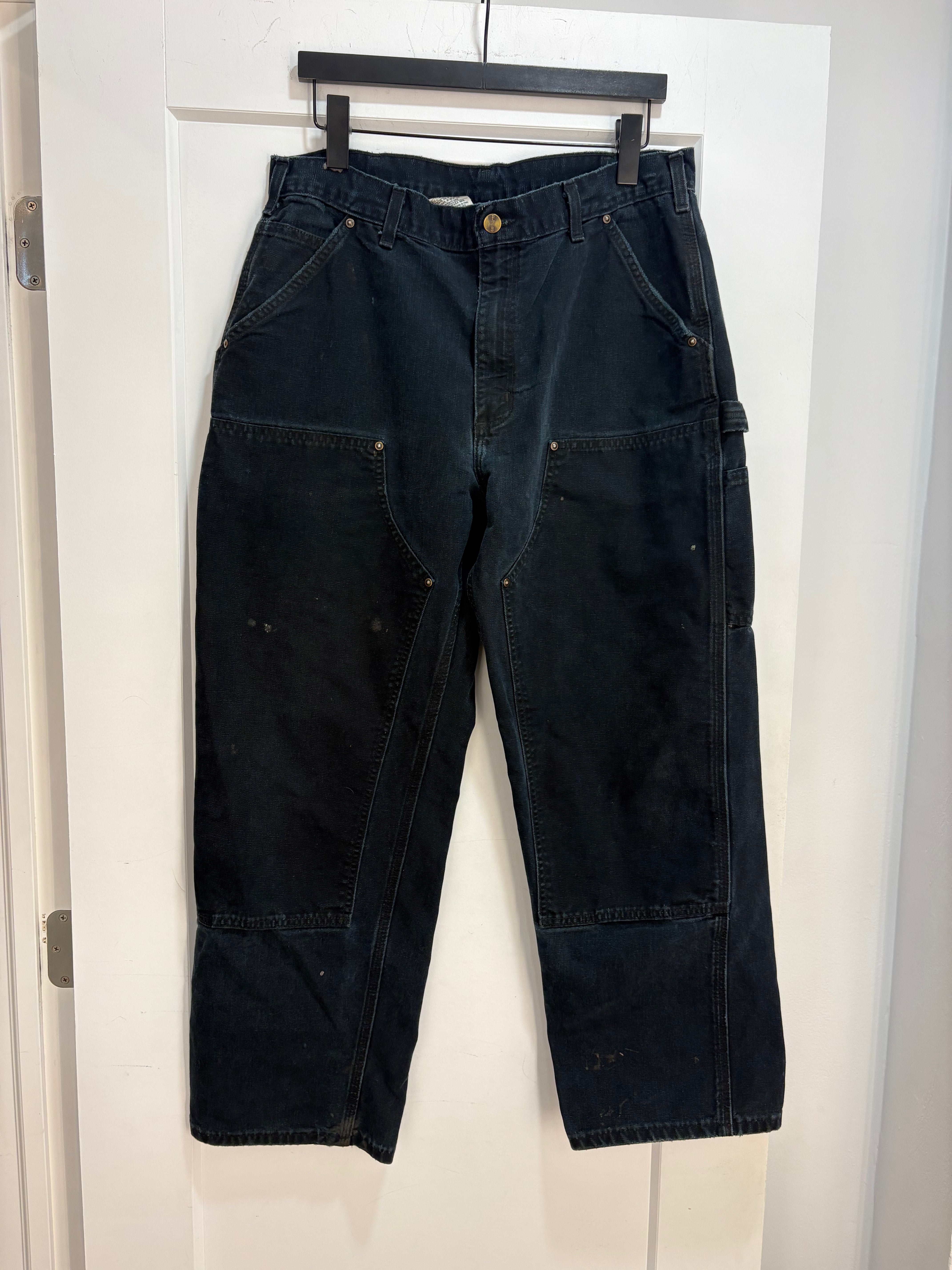 Carhartt Black double knee pants - size 36