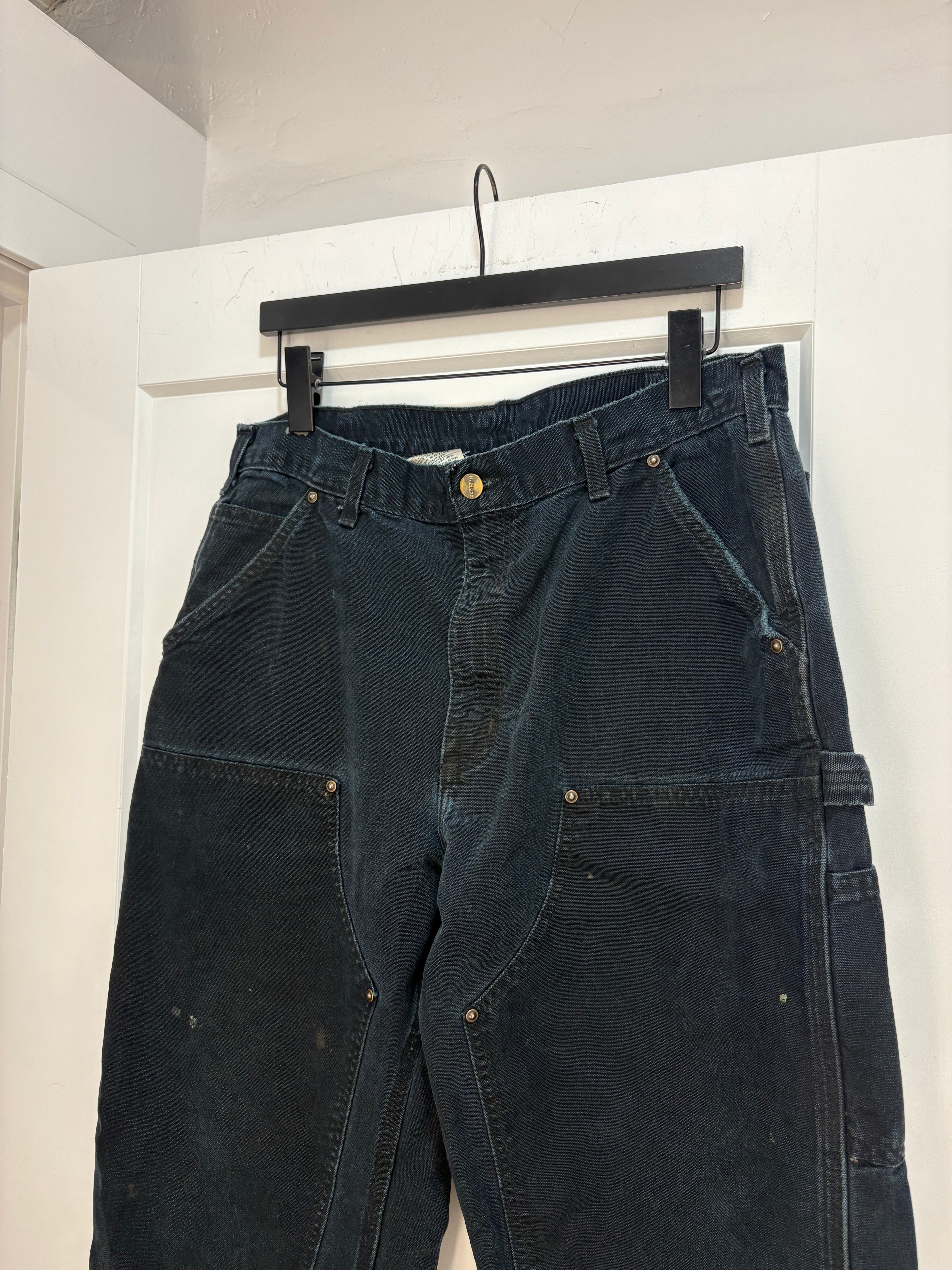 Carhartt Black double knee pants - size 36