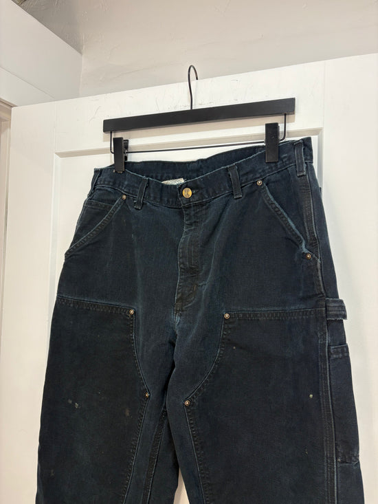 Carhartt Black double knee pants - size 36