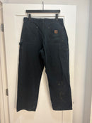 Carhartt Black double knee pants - size 36