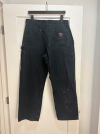 Carhartt Black double knee pants - size 36
