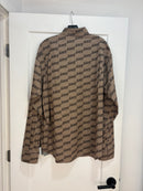 New Balenciaga Monogram button up - size L