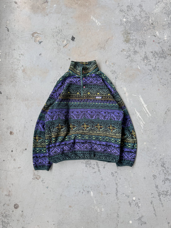 90s Patagonia Pattern Synchilla Snap T