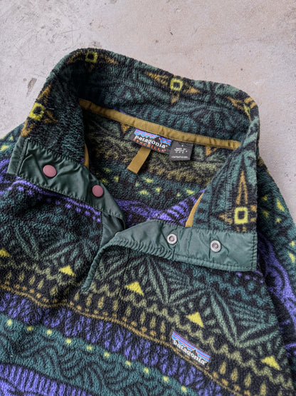 90s Patagonia Pattern Synchilla Snap T