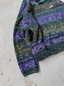 90s Patagonia Pattern Synchilla Snap T