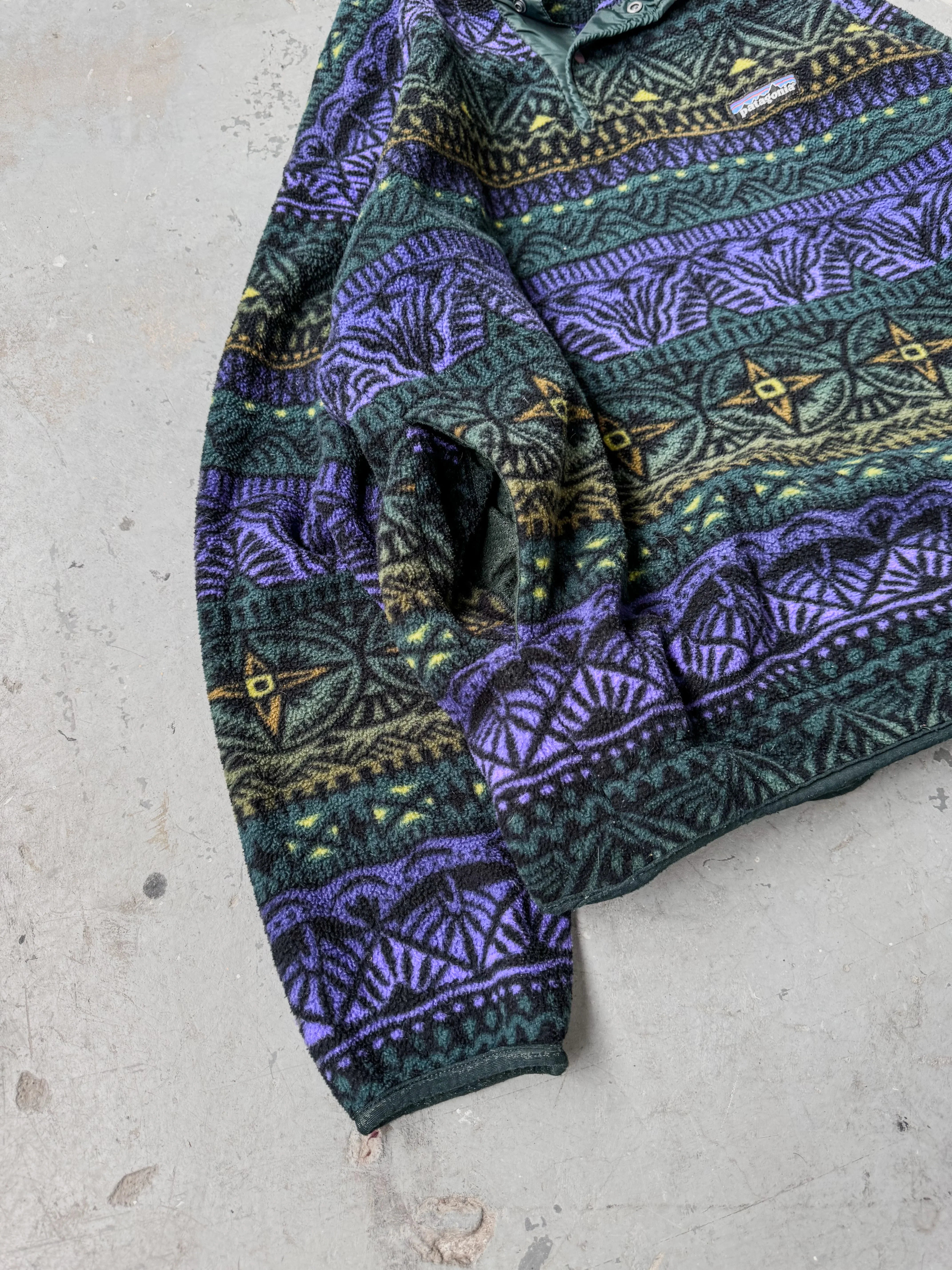 90s Patagonia Pattern Synchilla Snap T