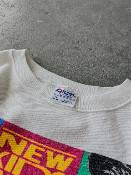 90s New Kids On The Block White Crewneck