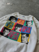 90s New Kids On The Block White Crewneck