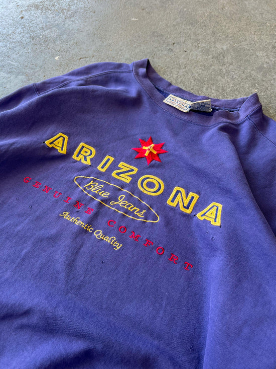 90s Arizona Blue Jeans purple crewneck