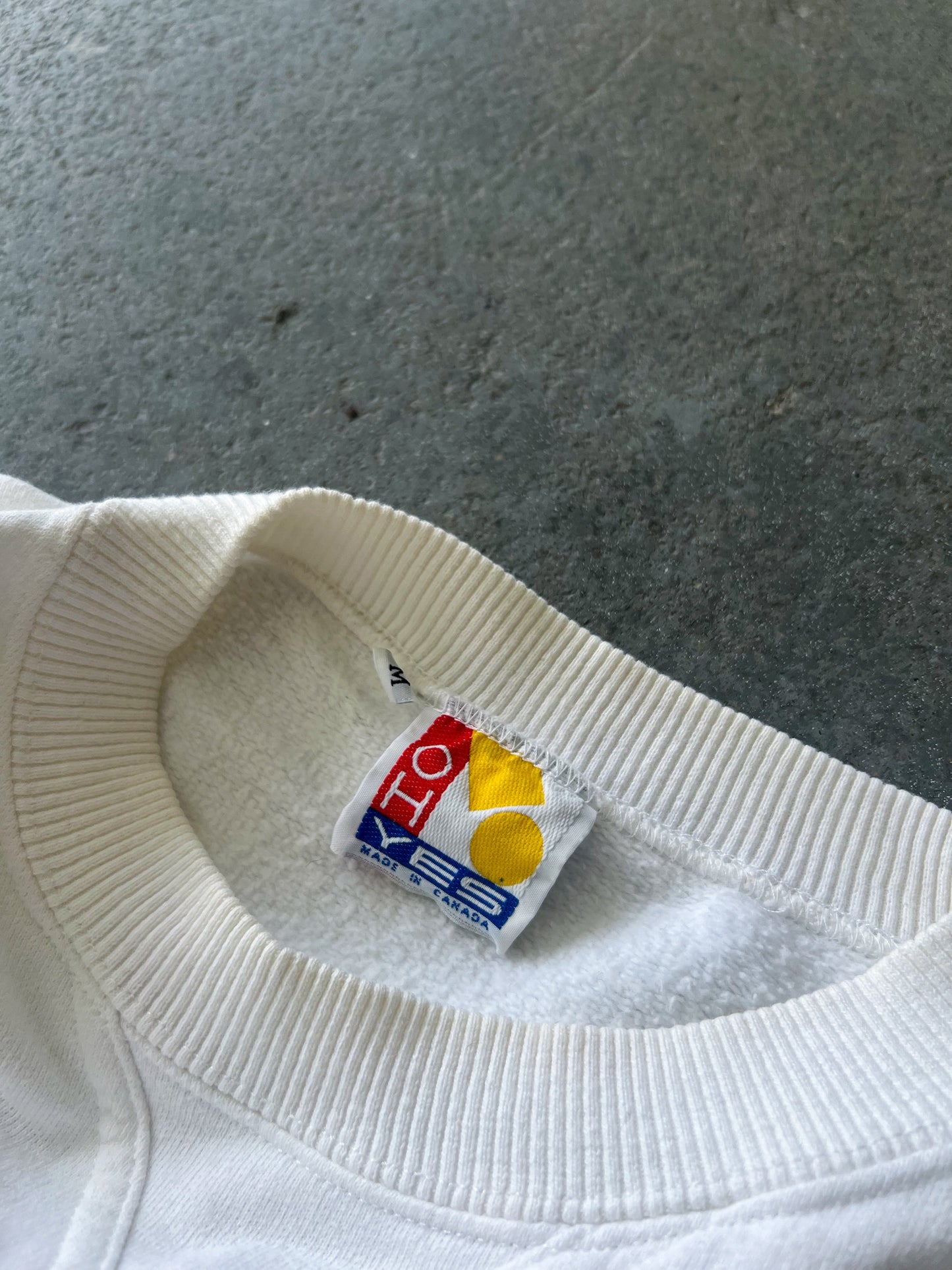 90s Toronto canada white crewneck - Sz M