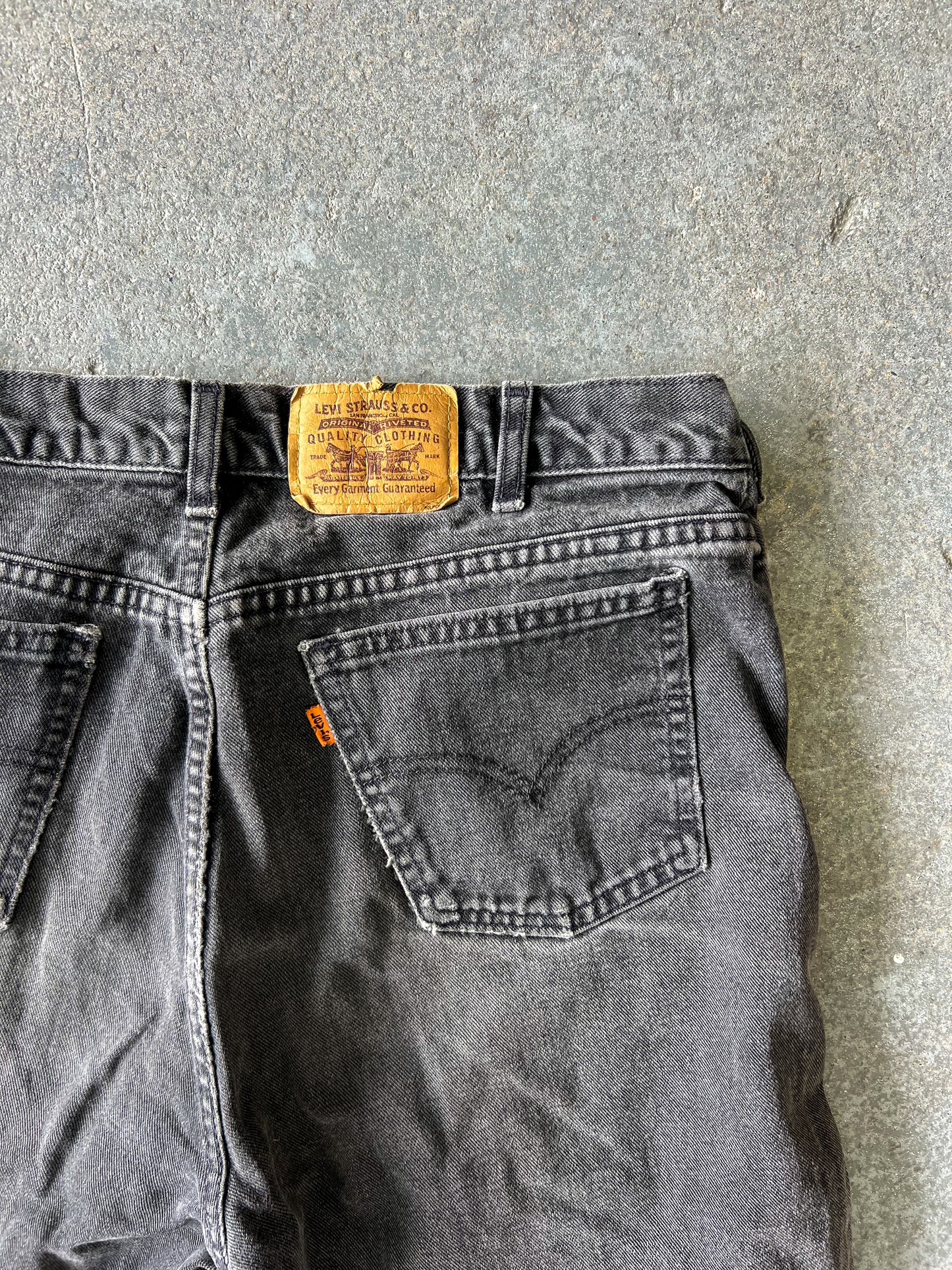 Levis orange tab faded black jeans - Sz 34x32
