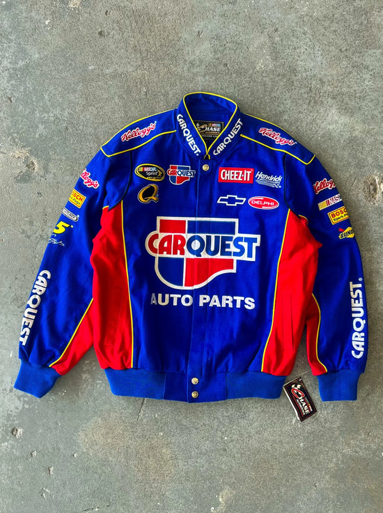 Chase Authentics Carquest auto parts race jacket Sz L