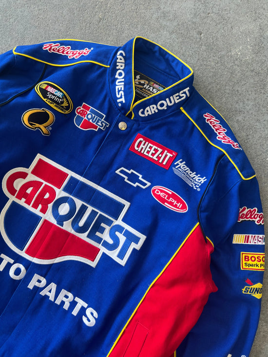 Chase Authentics Carquest auto parts race jacket Sz L