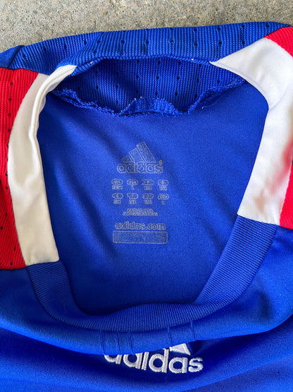 2007 France home kit soccer jersey - Sz L