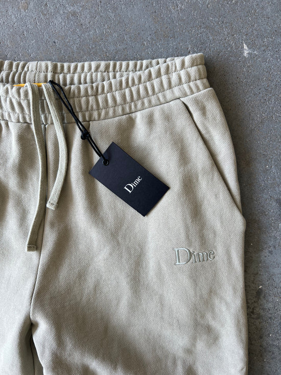 Dime logo Beige Sweatpants - Sz M