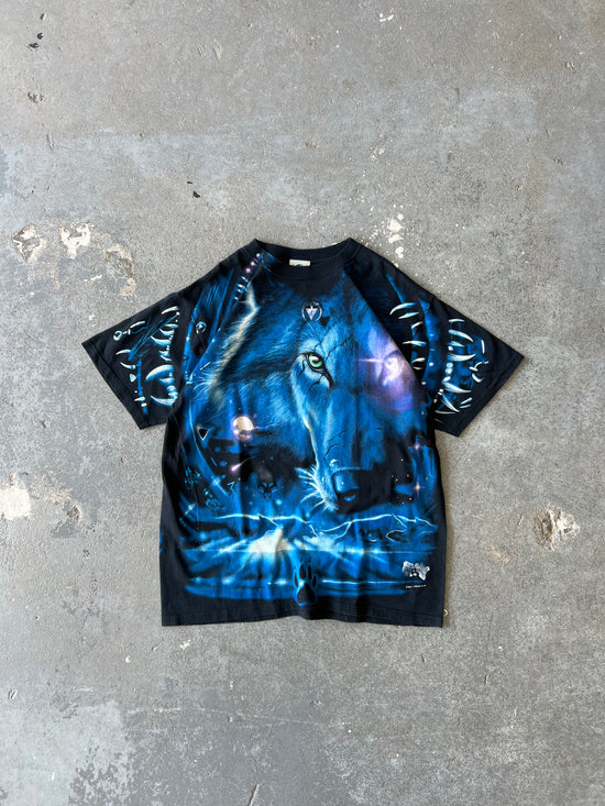 2001 Liquid Blue Wolf tee - Sz L & XL