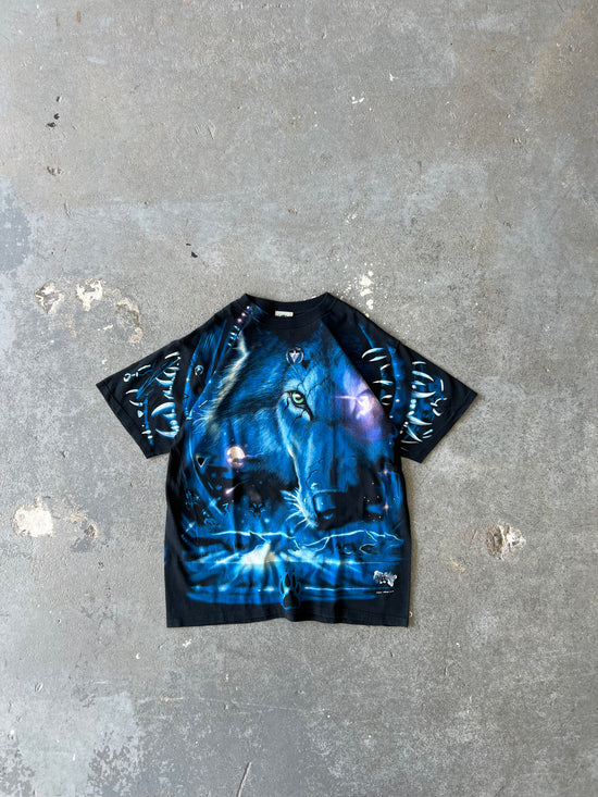 2001 Liquid Blue Wolf tee - Sz L & XL